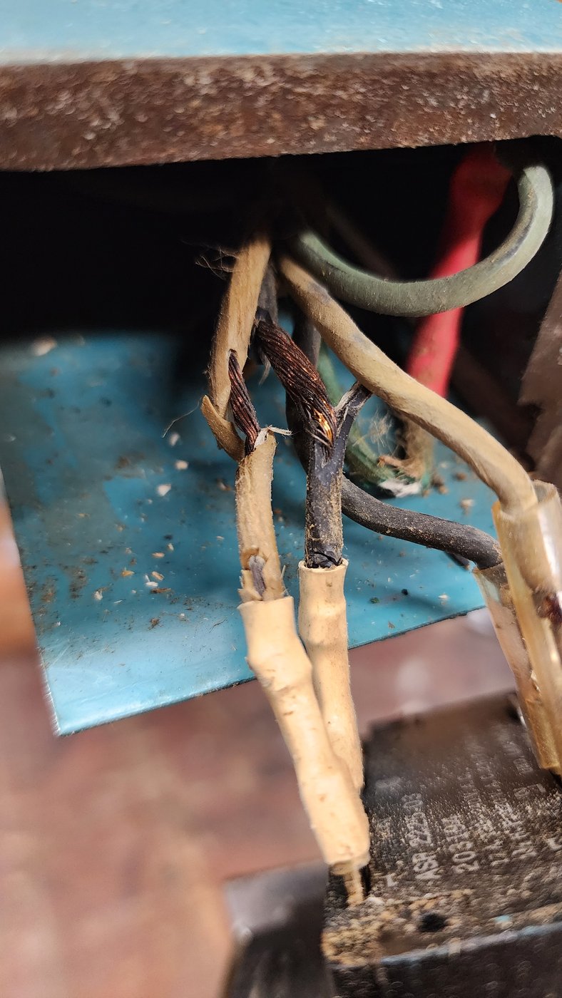 Bare wires found during teardown