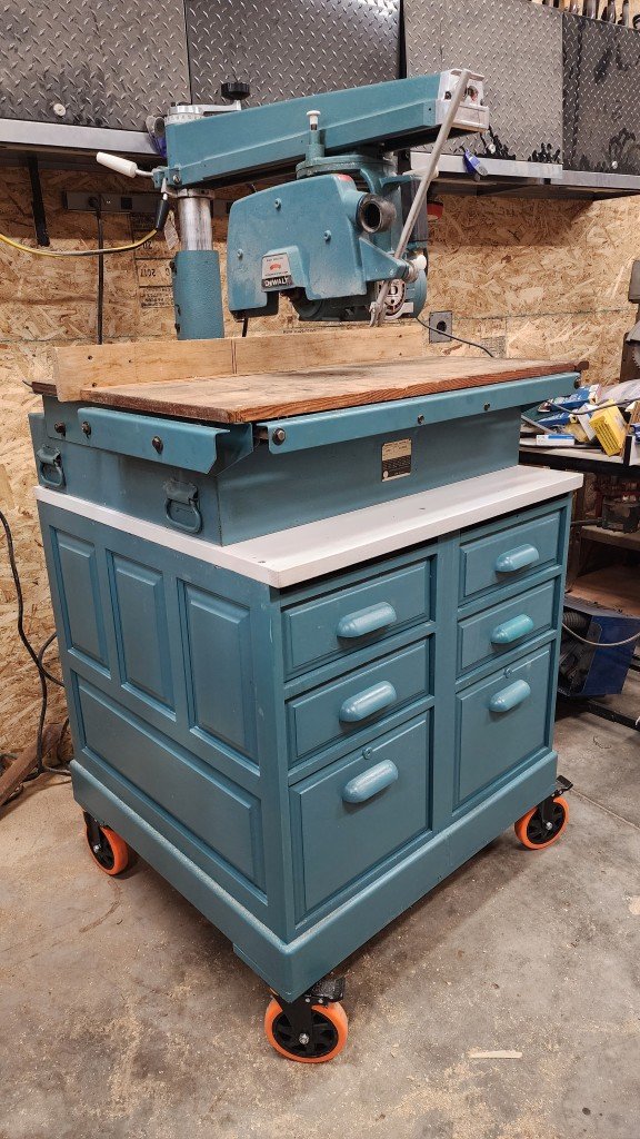 The finished cabinet