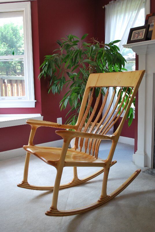 Rocking chair - handmade by The Woodbodger