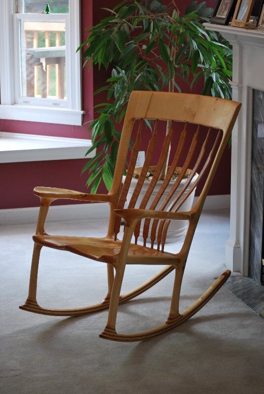 Rocking chair - handmade by The Woodbodger