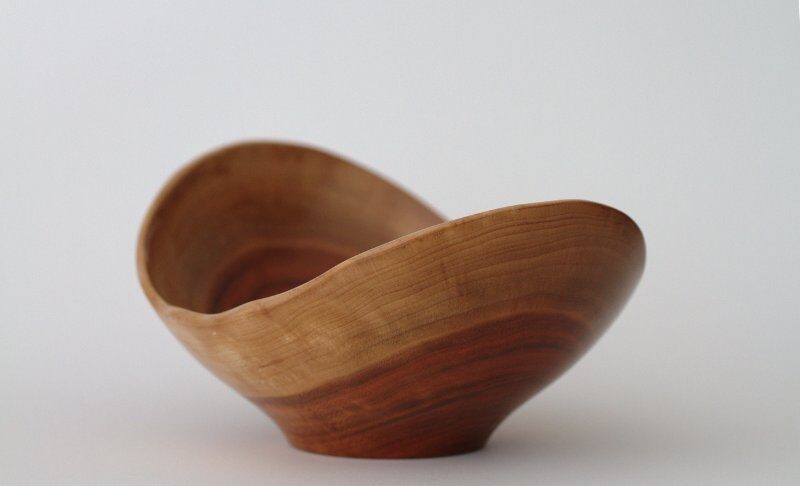 Turned wood piece - handmade by The Woodbodger