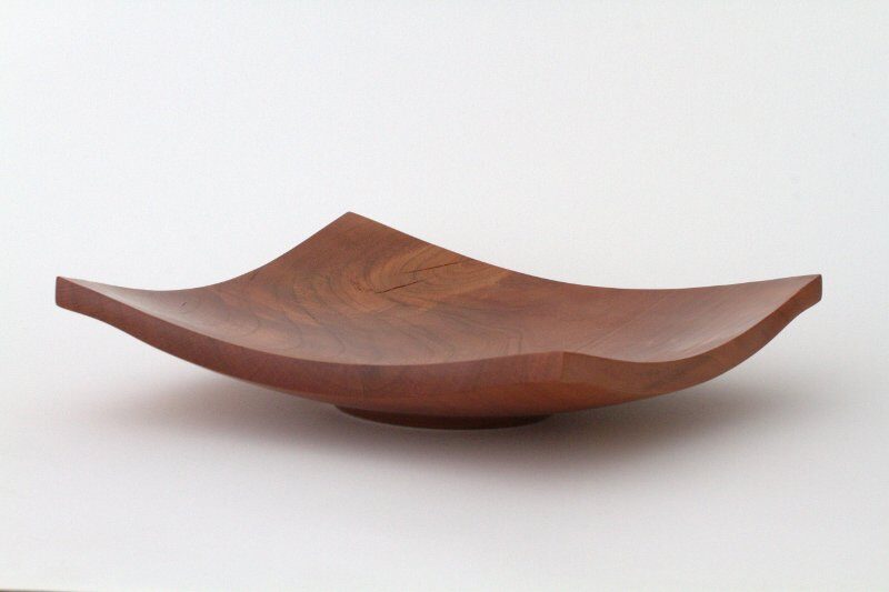 Turned wood piece - handmade by The Woodbodger