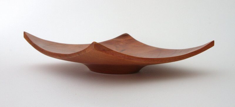 Turned wood piece - handmade by The Woodbodger